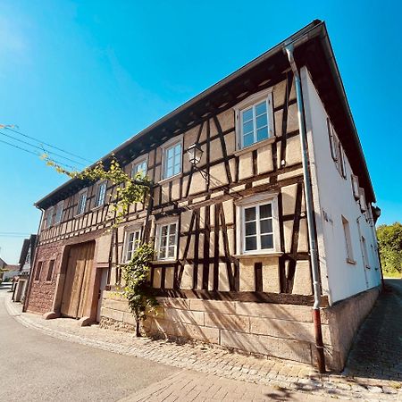 Auszeit - Historisches Ferienhaus In Der Suedpfalz Dierbach Eksteriør bilde