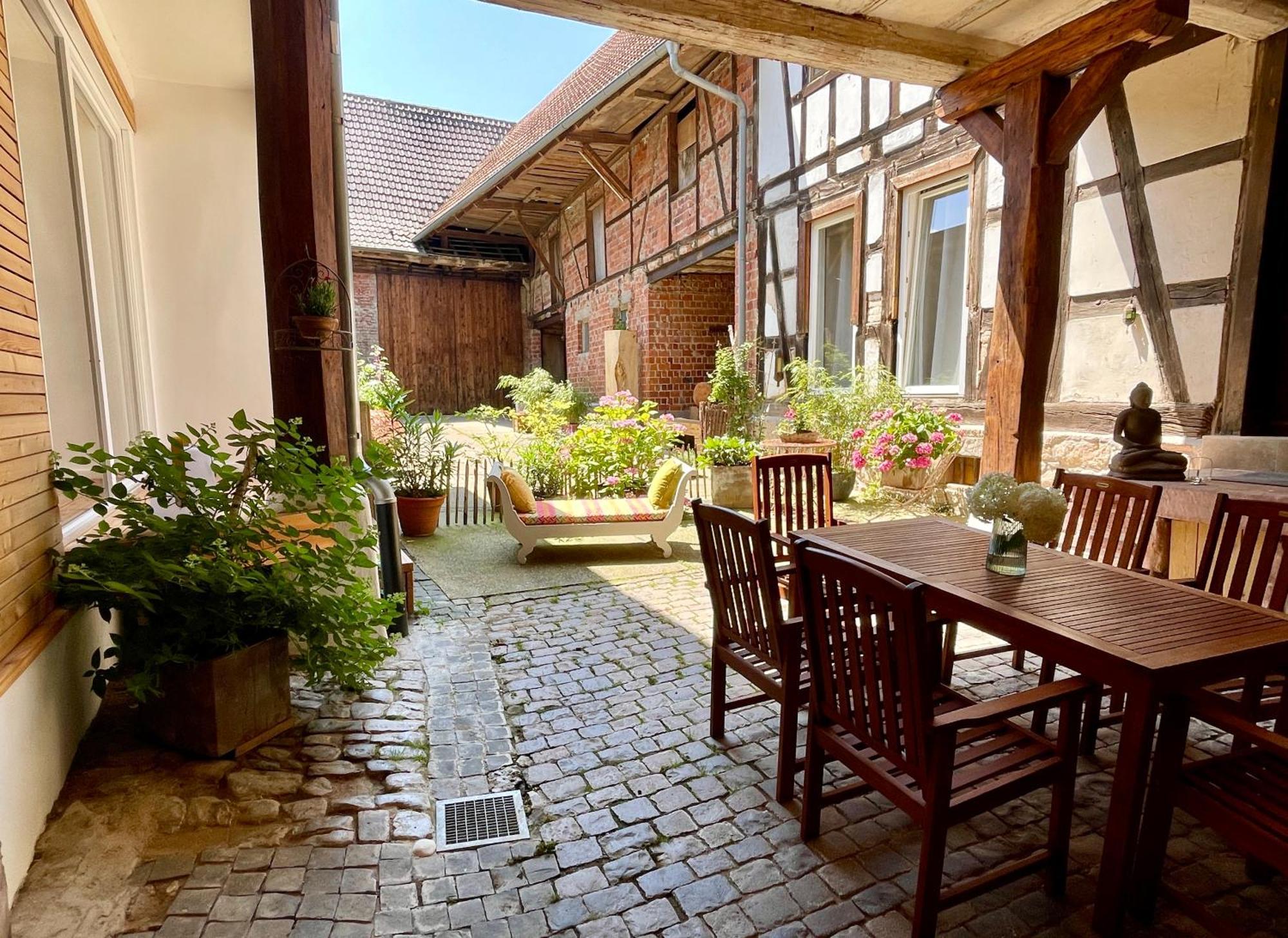 Auszeit - Historisches Ferienhaus In Der Suedpfalz Dierbach Eksteriør bilde